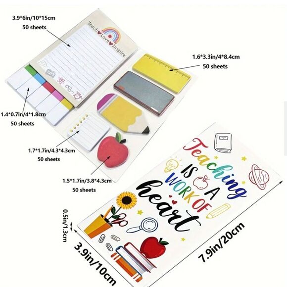 Teachers Book Sticky Note Folding Book - Picture 2 of 5